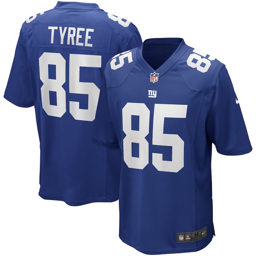 Men New York Giants #85 David Tyree Nike Royal Game Retired Player NFL Jersey